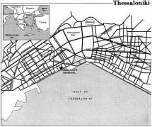Map of Thessaloniki