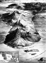 Depiction of Manila Bay - Location of Corregidor