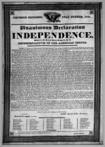 Printed Copy of the Declaration of Independence