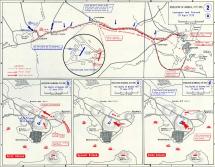 Three Assaults at Bunker Hill - Annotated Map