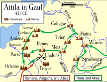 Huns - Triumphs and Defeats in Gaul