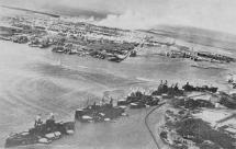 Pearl Harbor Attack - Torpedoes En Route to Battleships