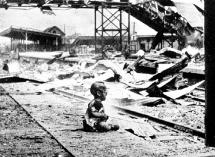 Attack on Shanghai - Photo of Crying Child