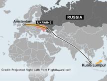 Flight MH17 - Planned Flight Path