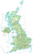 Map Showing Southern Scotland 