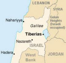 Tiberias - Map Locator