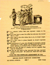 Women's Suffrage Poster