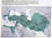 Map of the Persian Empire