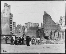 California and Mason Streets - In Ruins