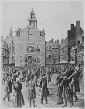 Crowd Listening to the Reading of the Declaration