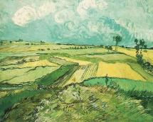 Wheat Fields at Auvers under Clouded Sky - July, 1890