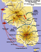 Japanese Landings on Bataan