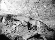 Ancient Navajo House Built in a Cave