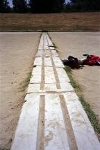 View of Ancient Olympics' Start Line