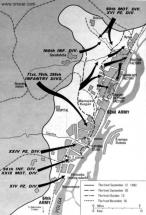 German Troop Positions at Stalingrad - September, 1942