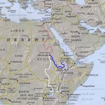 Map of North Africa