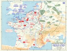 Map - Northwestern Europe, 1940