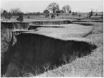 Eroded Farm Land Becomes a Wasteland