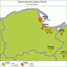 Map Depicting Gdynia