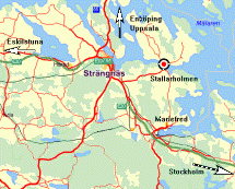 Stallarholmen - Location of Bjurman's Cabin