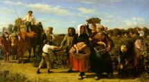 Jules Breton - The Vintage at the ChÃ¢teau Lagrange