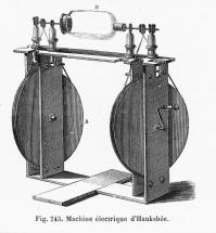 Hauksbee Electrostatic Generator and Neon Light