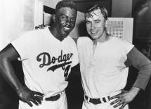 Jackie Robinson and Pee Wee Reese