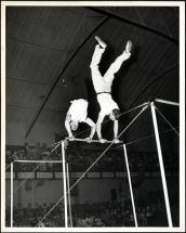 Burt Lancaster - On the Circus Parallel Bars