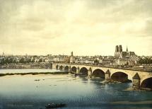 Orleans, Its Cathedral and the Loire River