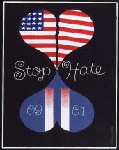 Drawing - Stop Hate by Alex Steinweiss