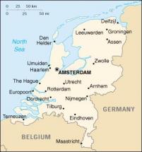 The Netherlands - Map