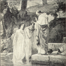 St. Patrick Baptizes Irish Women