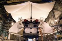 Covering for the Shuttle at Vehicle Assembly Building