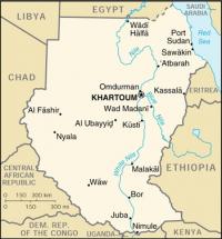 Map Depicting While Nile