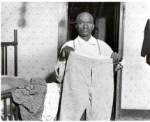 Moses Wright Holding Emmett Till's Pants