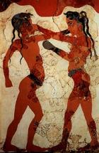 Ancient Boxing Mural