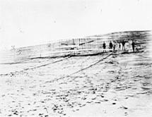 Wright Brothers at Kitty Hawk