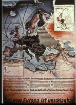 Nazi Poster: The New Europe Can Not Be Defeated