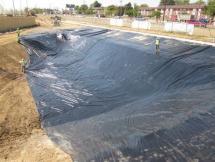 Lining Waste Ponds