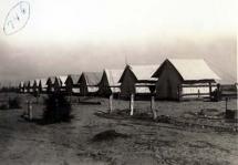 Relief Workers' Tents - Galveston in 1900