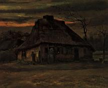 The Cottage - van Gogh Painting