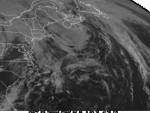 Landfall at Nova Scotia - Satellite Photo