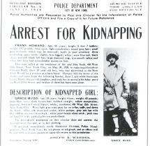 Grace Budd - Police Kidnapping Notice