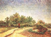 Lane in Voyer d'Argenson Park at Asnieres - 1887