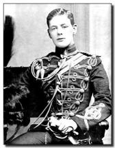 Photograph of a Young Winston Churchill