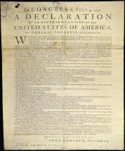 Printed Copies of the Declaration of Independence