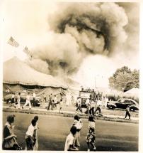 Hartford Circus Fire - Smoke at the Tent