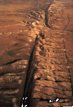 View of the San Andreas Fault