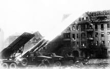 Soviet Rocket Fire During the Battle for Berlin