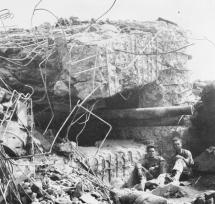 127mm Anti-Aircraft Gun Knocked Out by US Forces